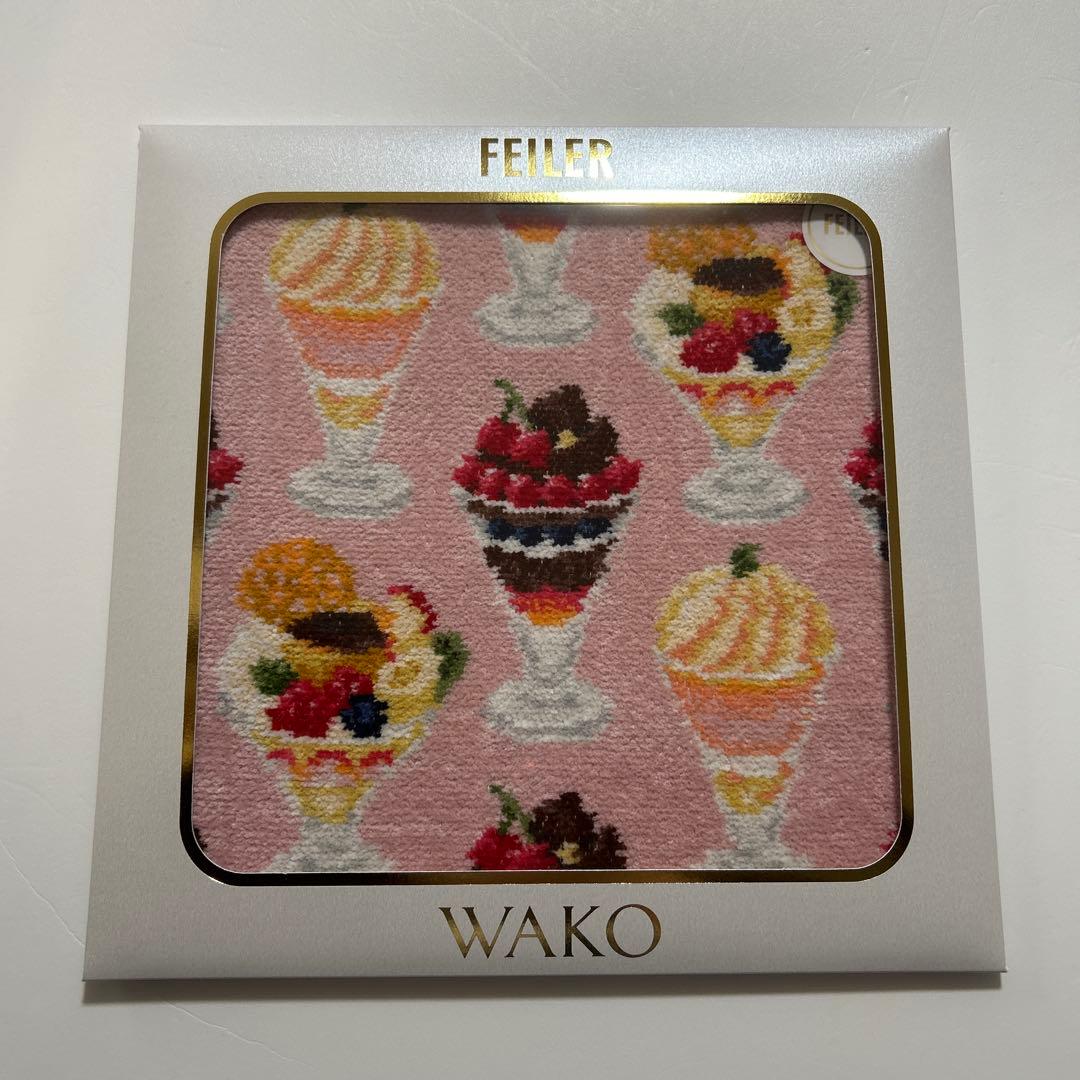 フェイラー×和光　ニューオータニ　スウィーツ柄コラボハンカチ4枚セット