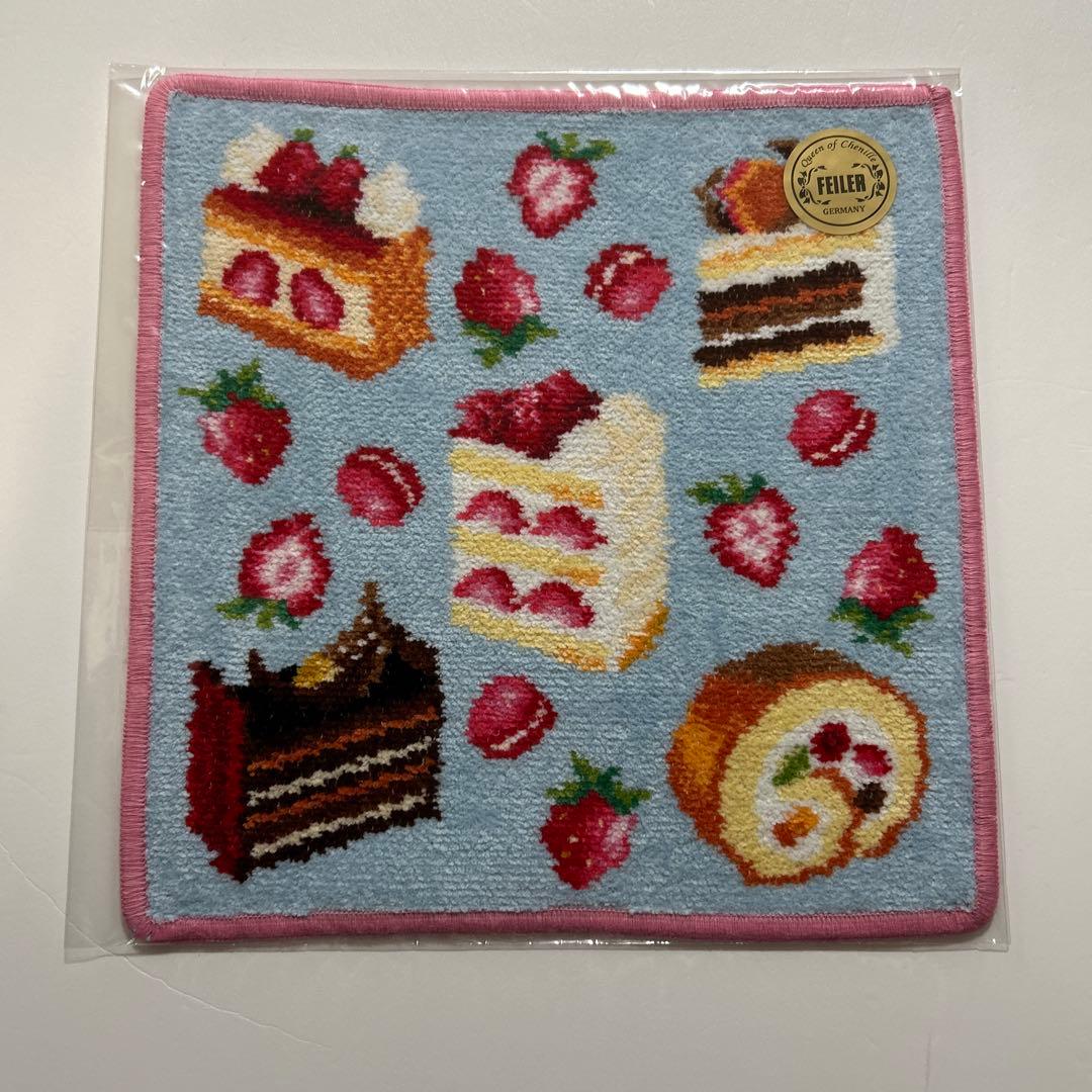 フェイラー×和光　ニューオータニ　スウィーツ柄コラボハンカチ4枚セット