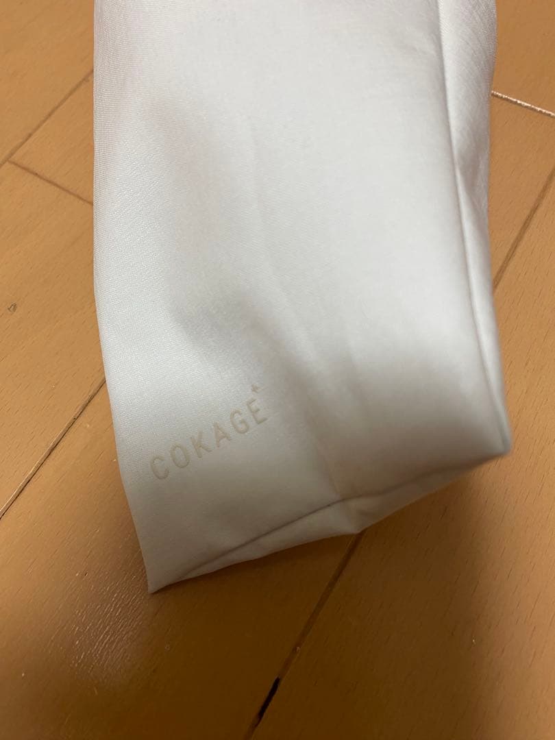 【2段折りたたみ傘】COKAGE+リリィホワイトラテベージュウォーターフロント