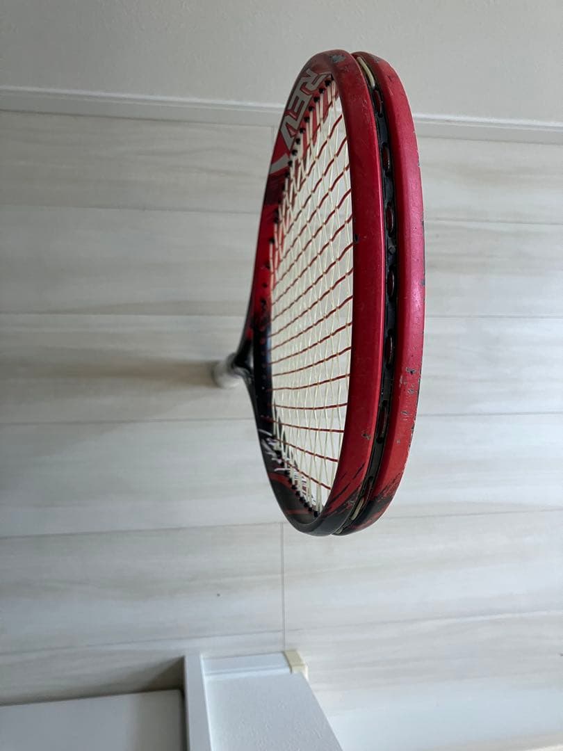 YONEX ナノフォース8Vレブ フレイムレッド UL1 良品 廃盤カラー
