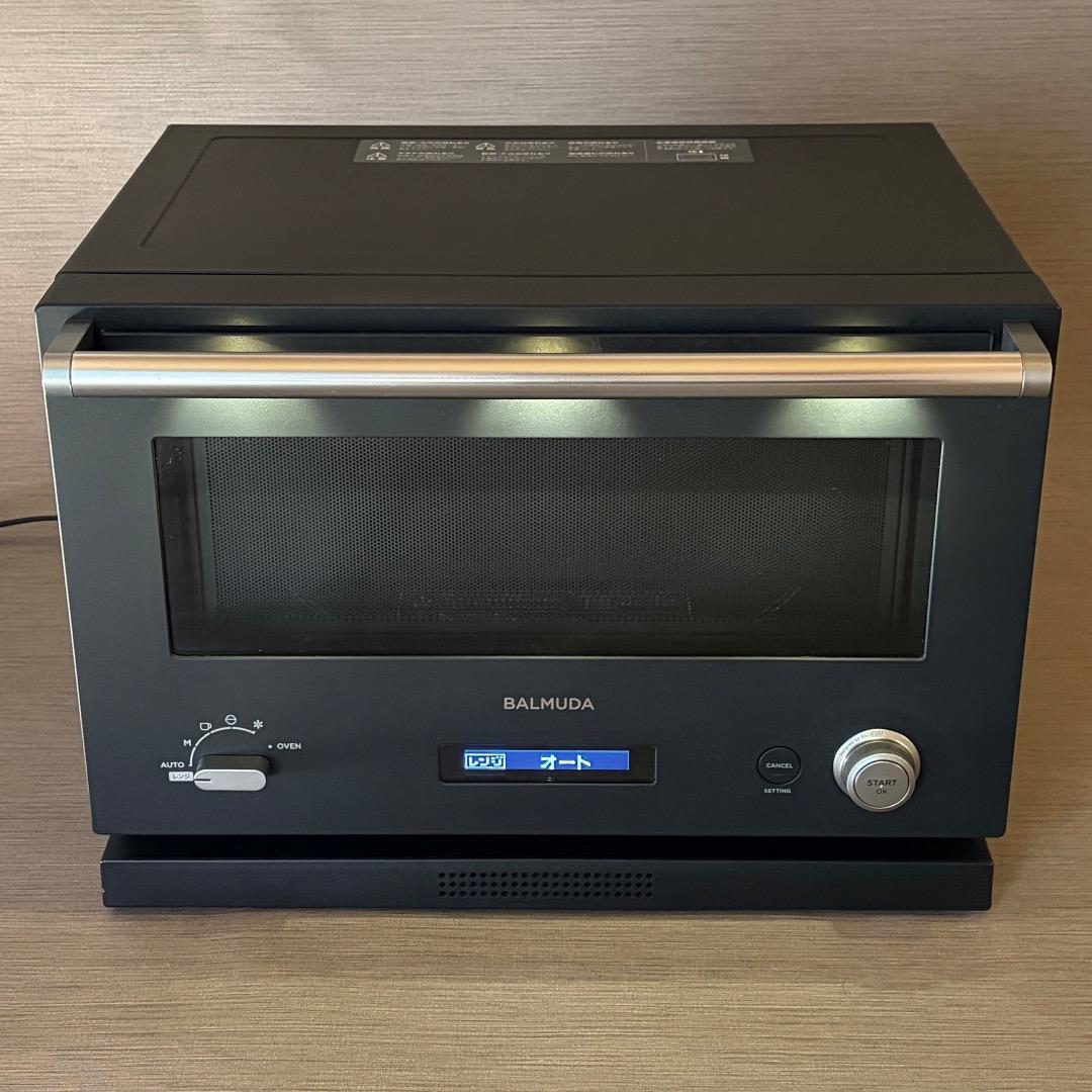 外観美品✨BALMUDA K04A-BK オーブンレンジ 訳あり 送料無料 匿名