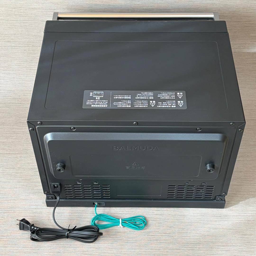 外観美品✨BALMUDA K04A-BK オーブンレンジ 訳あり 送料無料 匿名