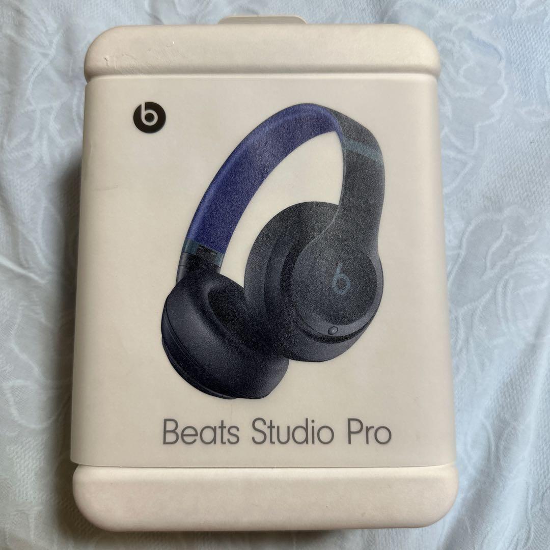 極美 Beats Studio Pro ヘッドホン 有線 無線 ネイビー 保証