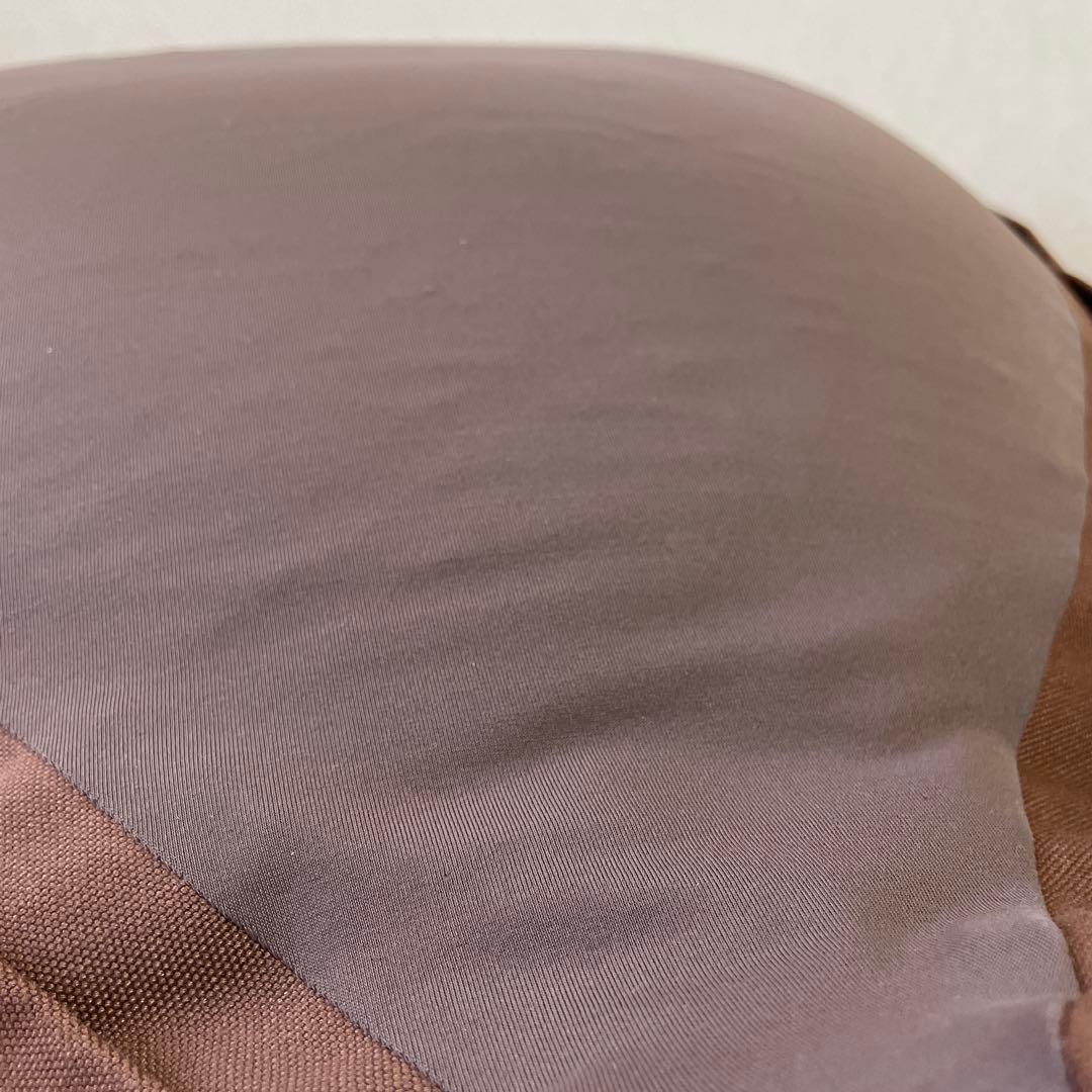 【美品】mogu モグ 三角フィットソファ ビーズクッション ブラウン