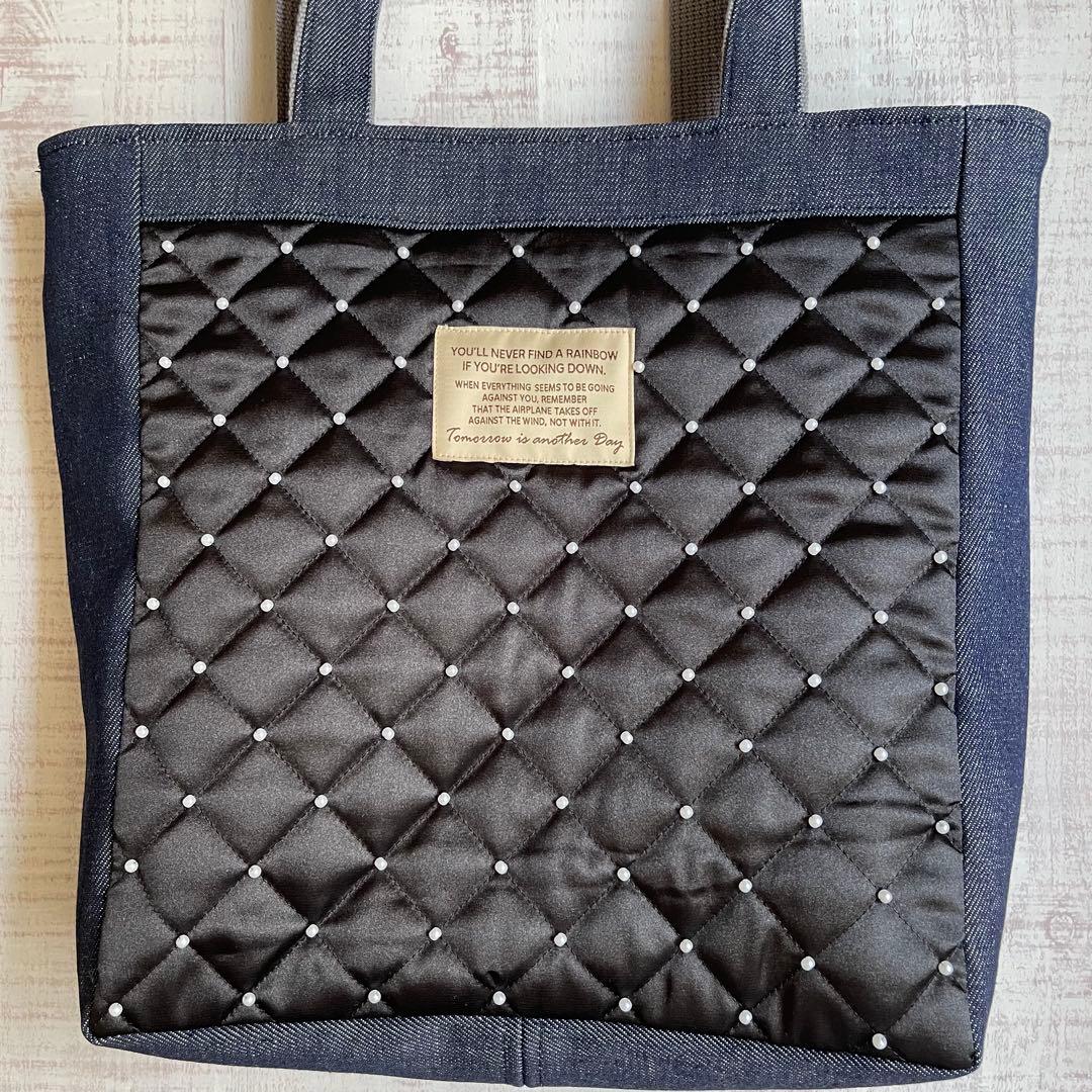 黒*こ様 大きめトートバッグ&ショルダー付きポーチセット＊コヤンイサムチョン