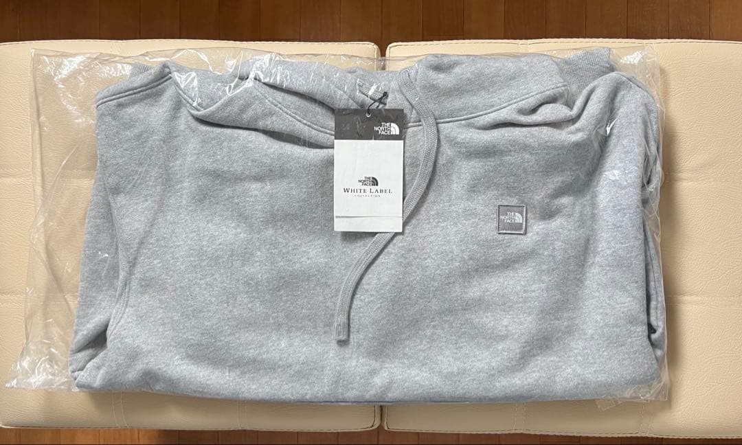 ❗️韓国限定❗️ノースフェイス ミニボックスロゴ パーカー プルオーバー グレー