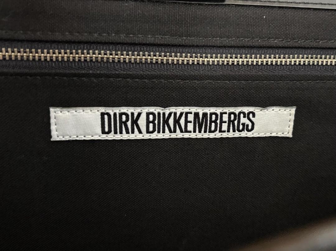 本人期【DIRK BIKKEMBERGS／ビッケンバーグ】レザーショルダーバッグ