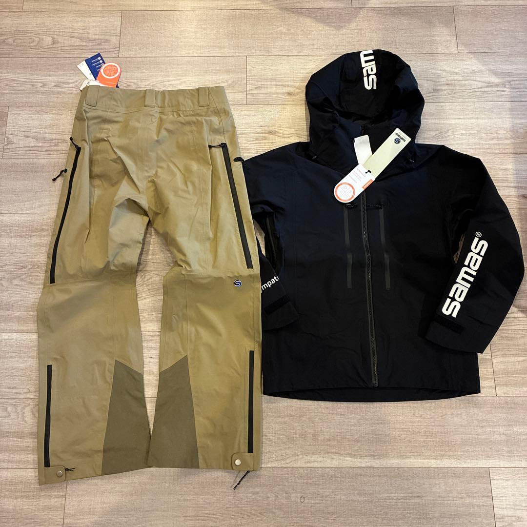 未使用 サマス SAMAS スキースノボウェア 上下セット M防水30,000㎜