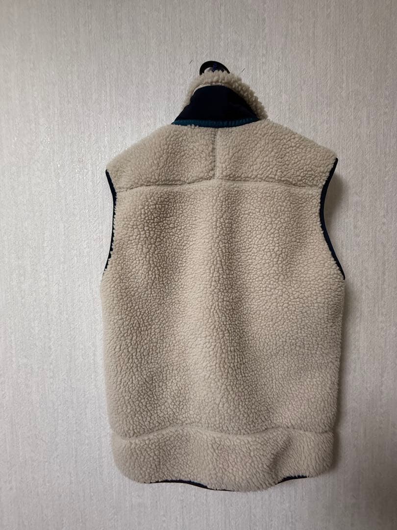 patagonia レトロX クリーム/ネイビー