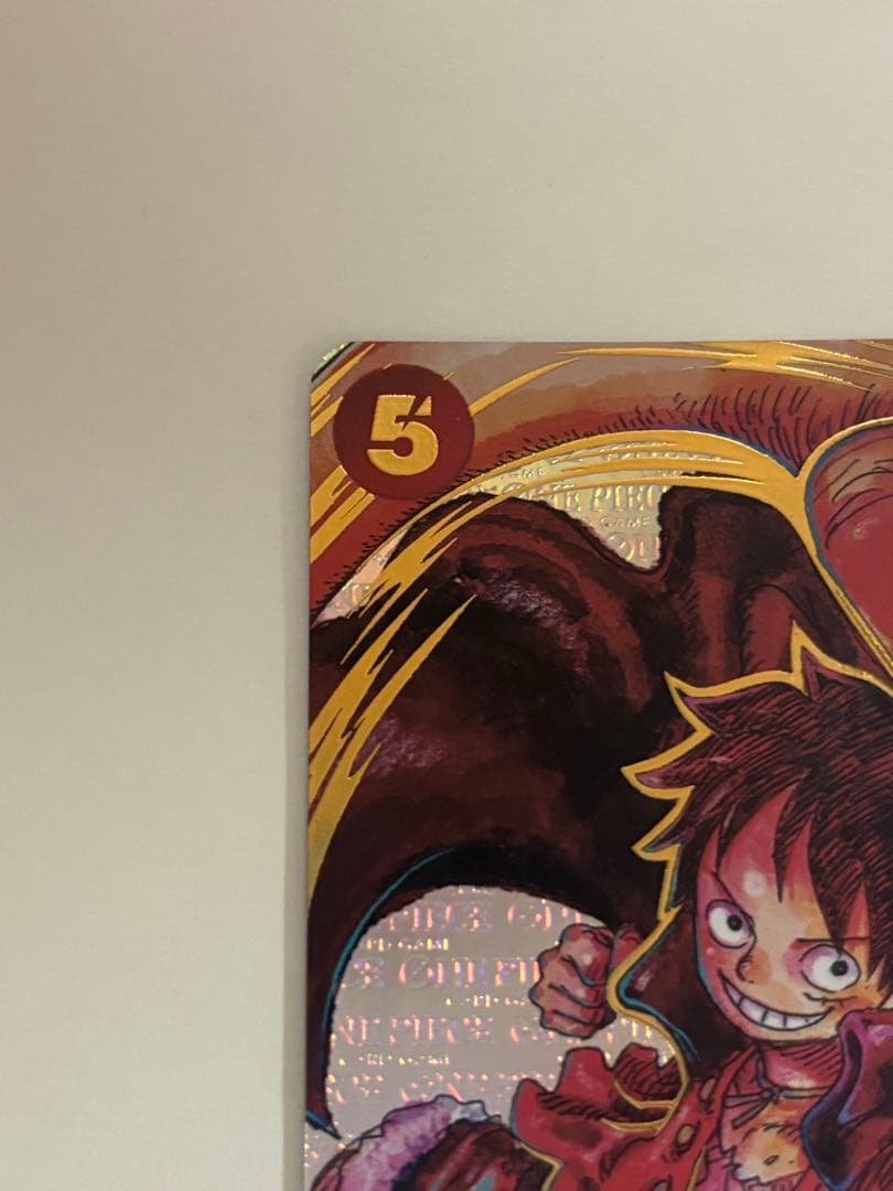 ルフィ SR-P (尾田栄一郎サイン) [ST01-012] (新時代の主役)