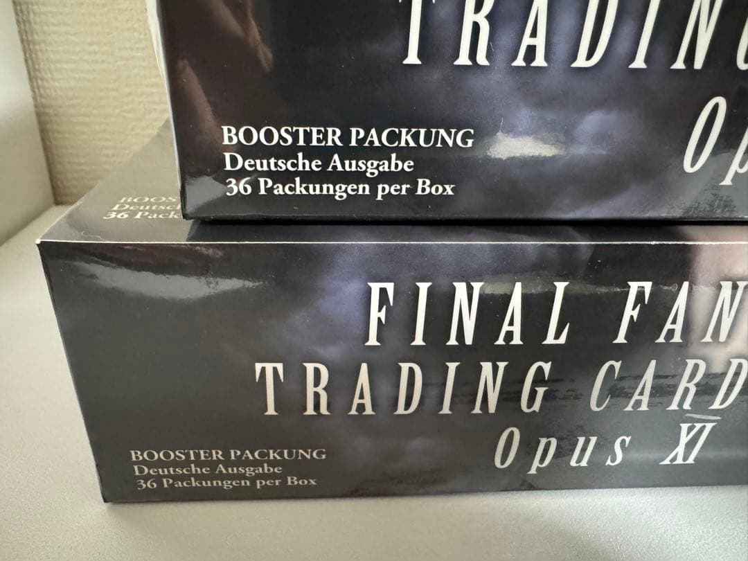 FFTCG OpusXI ソルジャーの帰還 ドイツ語版 未開封BOX 2セット