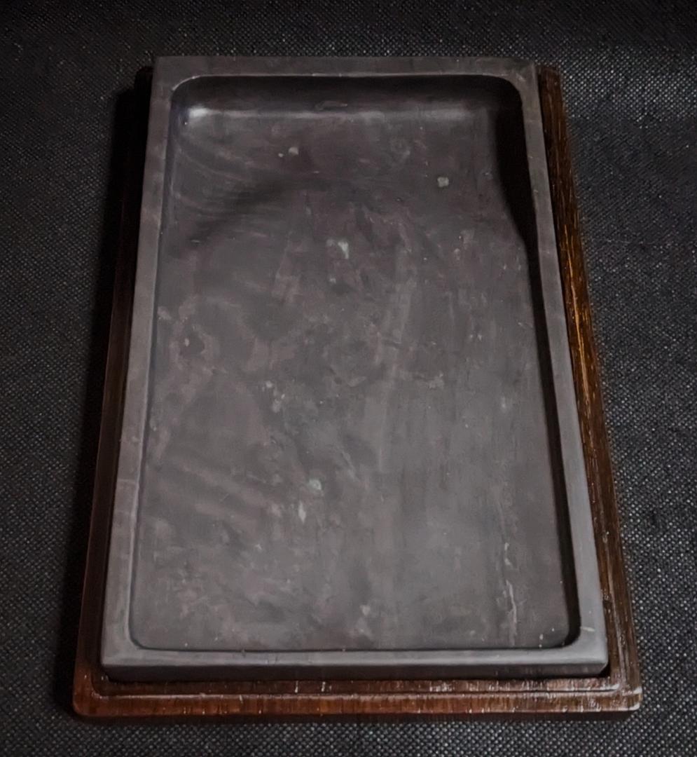 【まりちゃん】　　　◆硯２面（歙州太史硯／端渓硯八吋）
