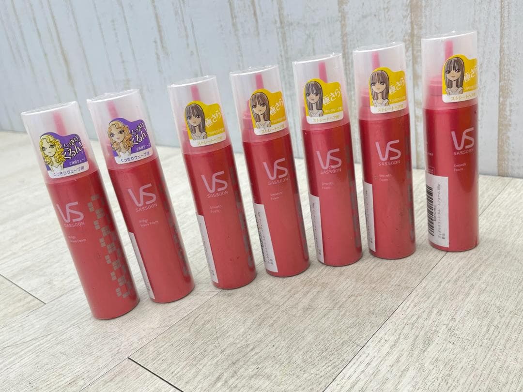 新品 ヴィダルサスーン スムースフォーム リッジウェーブフォーム 7本 まとめて