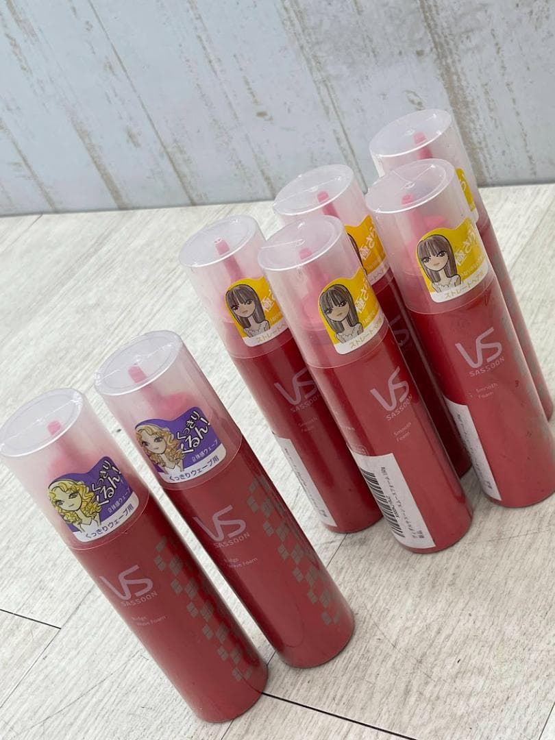 新品 ヴィダルサスーン スムースフォーム リッジウェーブフォーム 7本 まとめて