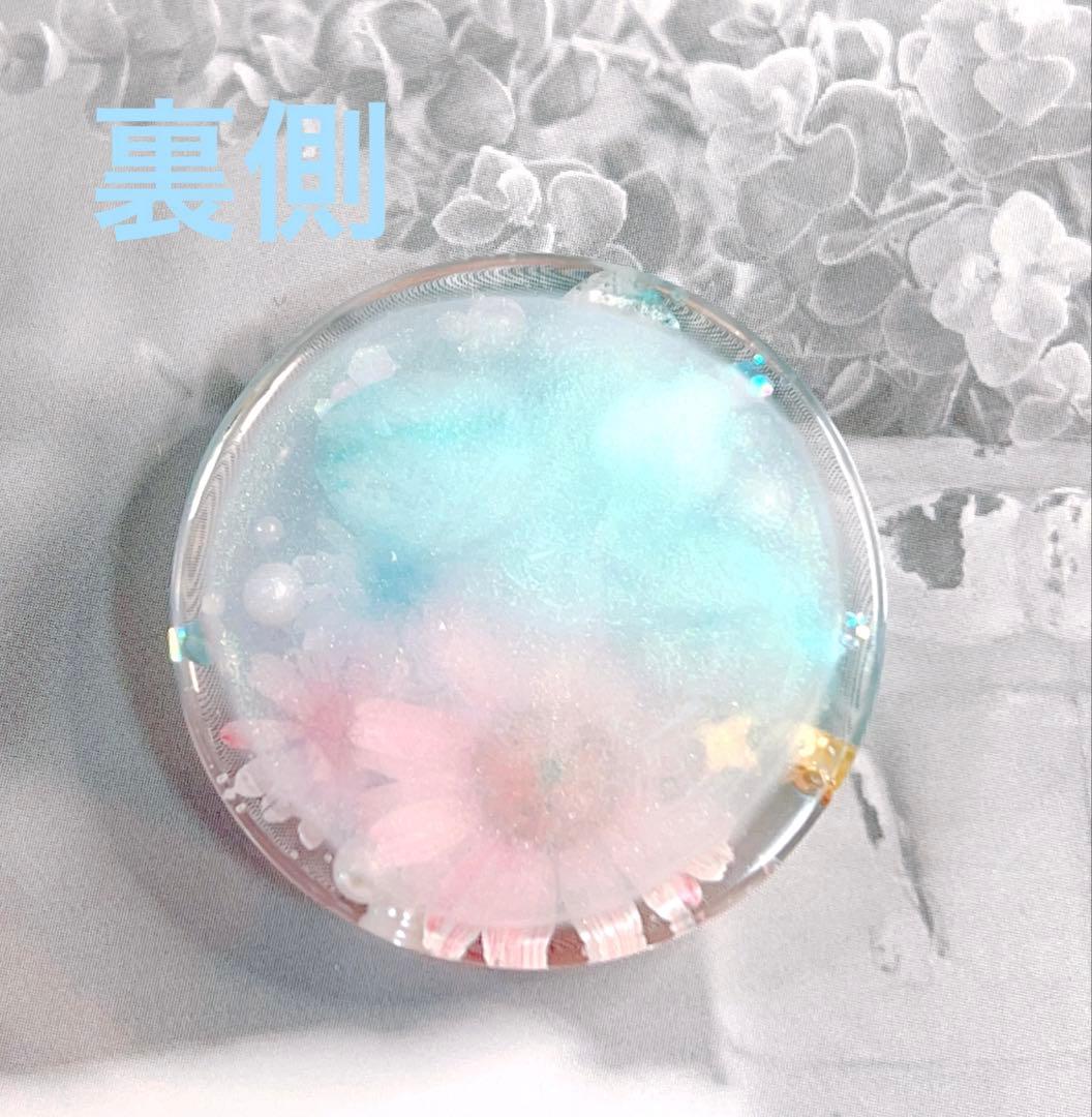 レジンヘアゴム・ポニーフック・ブローチ・ネックレス・ホルダーNo.851