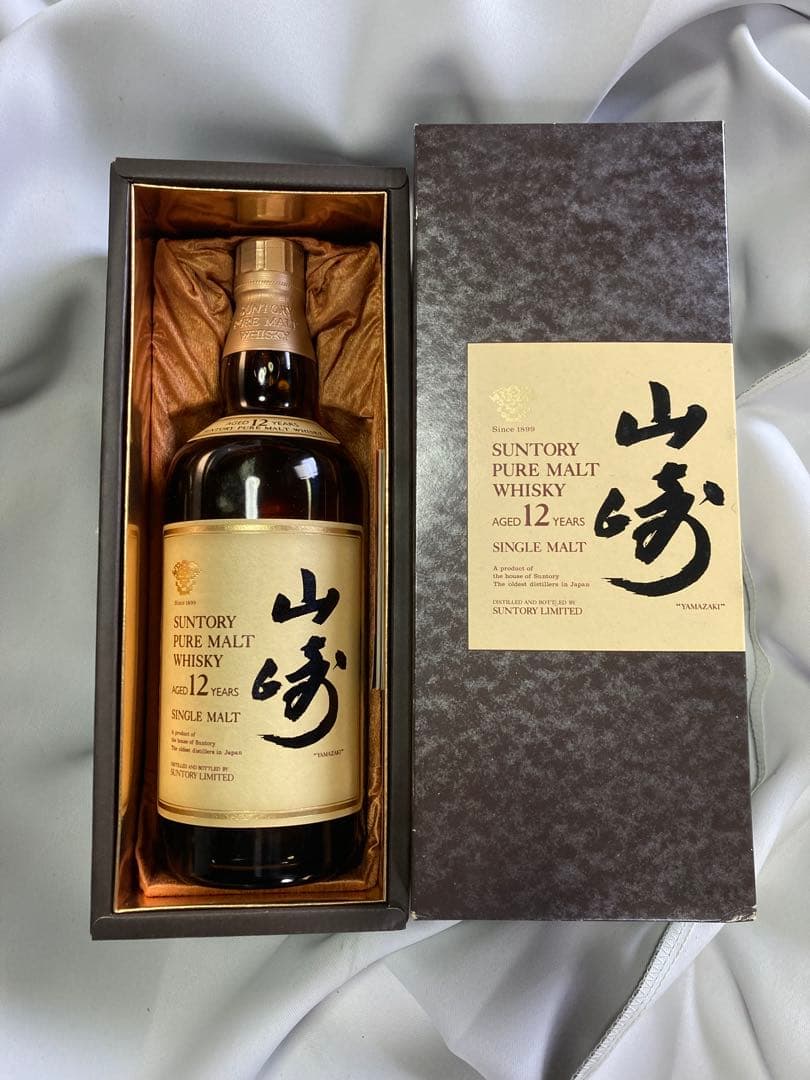 サントリー ピュアモルト ウイスキー 12年 シングルモルト 箱付き 未開封