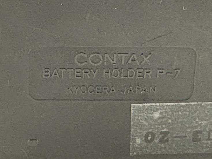 ★美品 訳アリ★コンタックス ST ボディ / バッテリーホルダー p-7