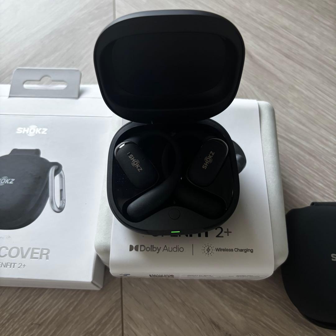 Shokz OpenFit 2+ オープンイヤー イヤホン ワイヤレスイヤホン
