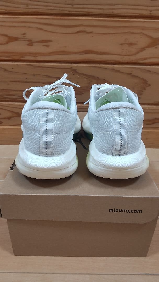 Mizuno ハイパーワープ　プロ 25.5cm ホワイト/ブルー/イエロー