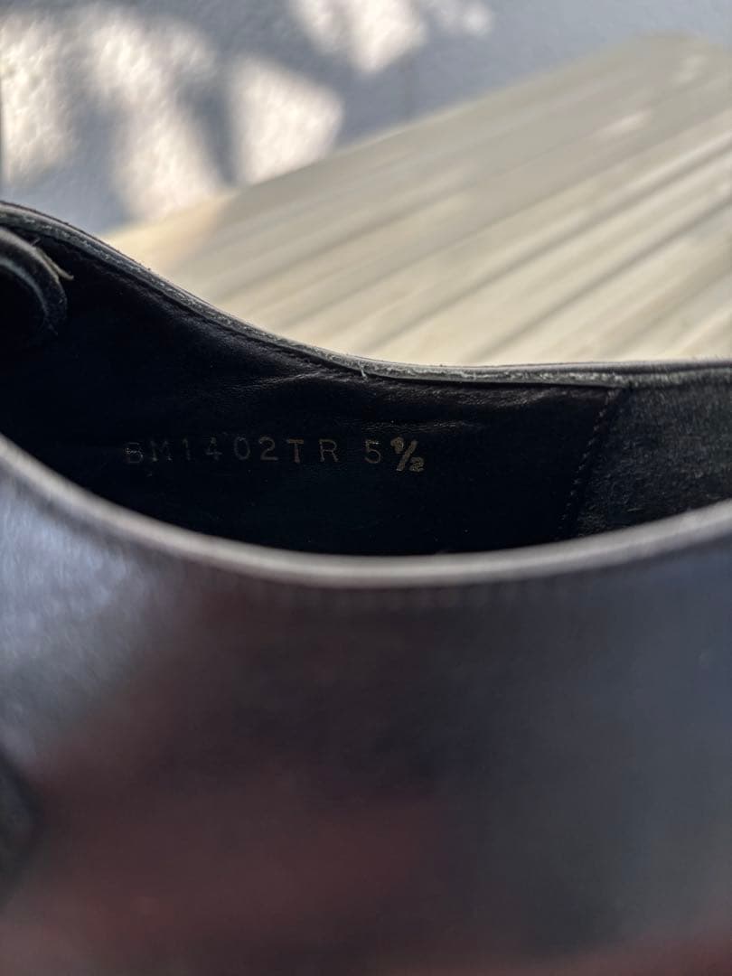 BEAMS Fビームスエフ　ダブルモンクストラップ