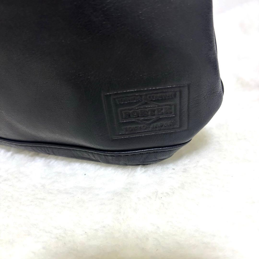 PORTER ポーター FRANK レザー ショルダーバッグ 斜め掛け 馬革