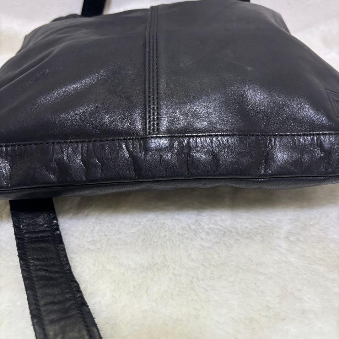 PORTER ポーター FRANK レザー ショルダーバッグ 斜め掛け 馬革