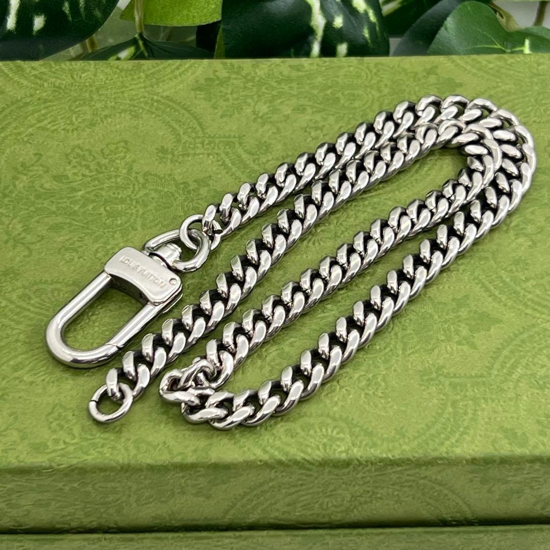 ルイヴィトン 喜平 50cm ウォレットチェーン ネックレス 062977