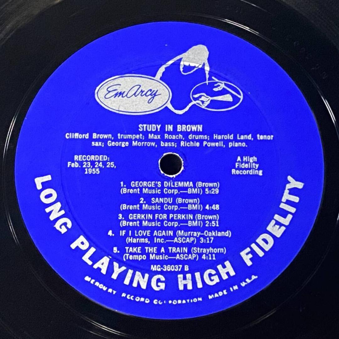 ★現品限り！【深溝/初期モノラル盤/大ドラマー】クリフォード・ブラウン