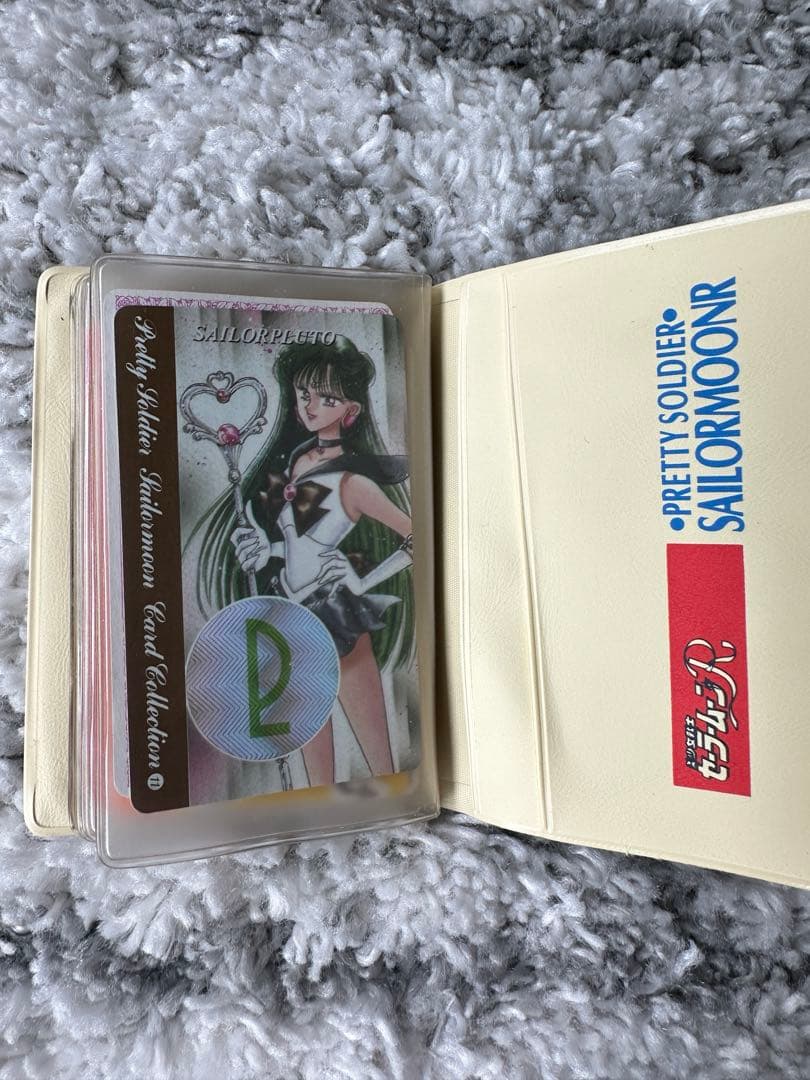 当時品　レア　セーラームーンカード　保存手帳付き　カード美品14枚セット