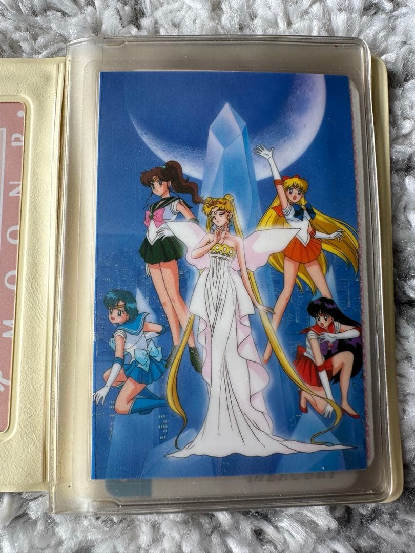 当時品　レア　セーラームーンカード　保存手帳付き　カード美品14枚セット