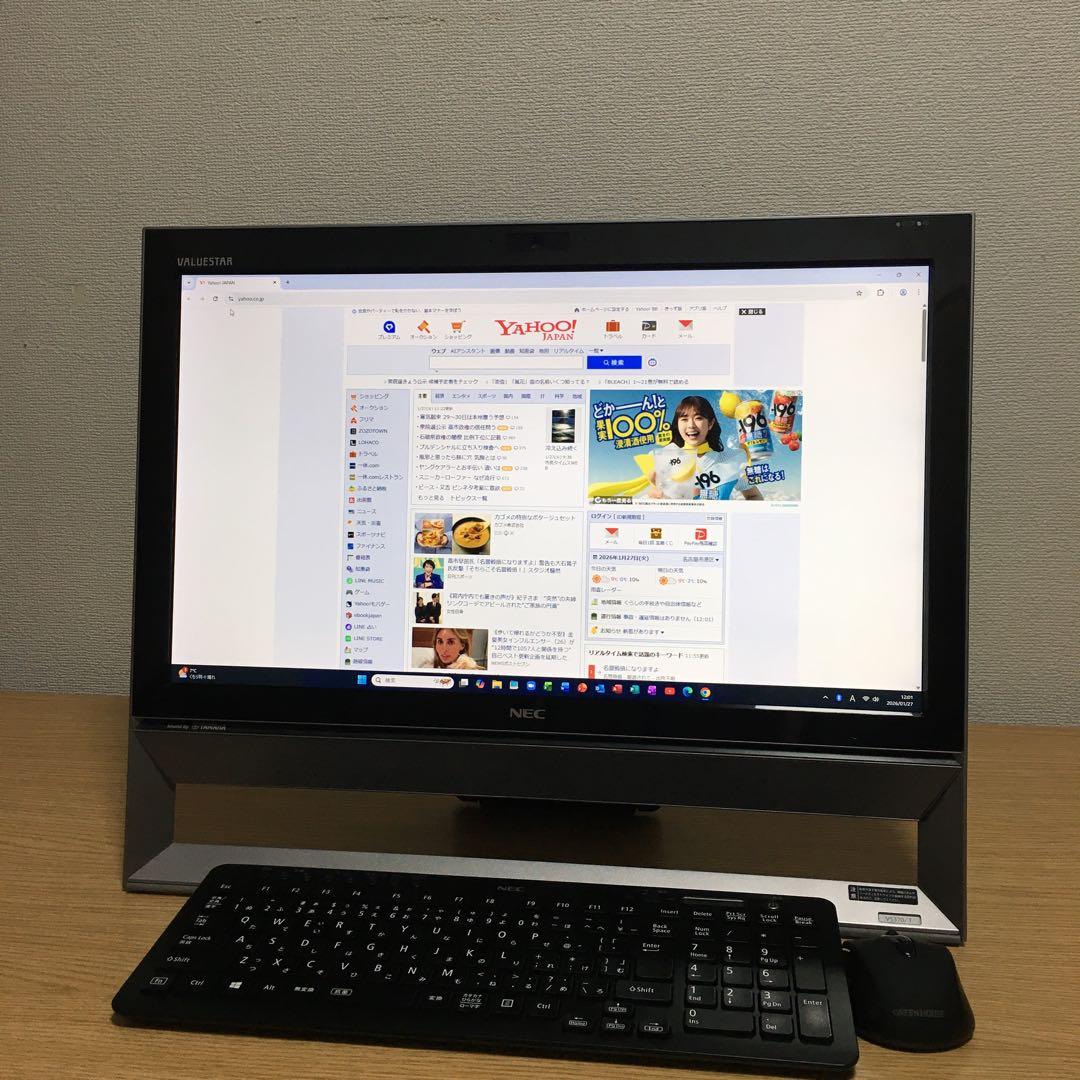 NEC VALUESTAR 地デジ Win11 一体型 SSD デスクトップPC