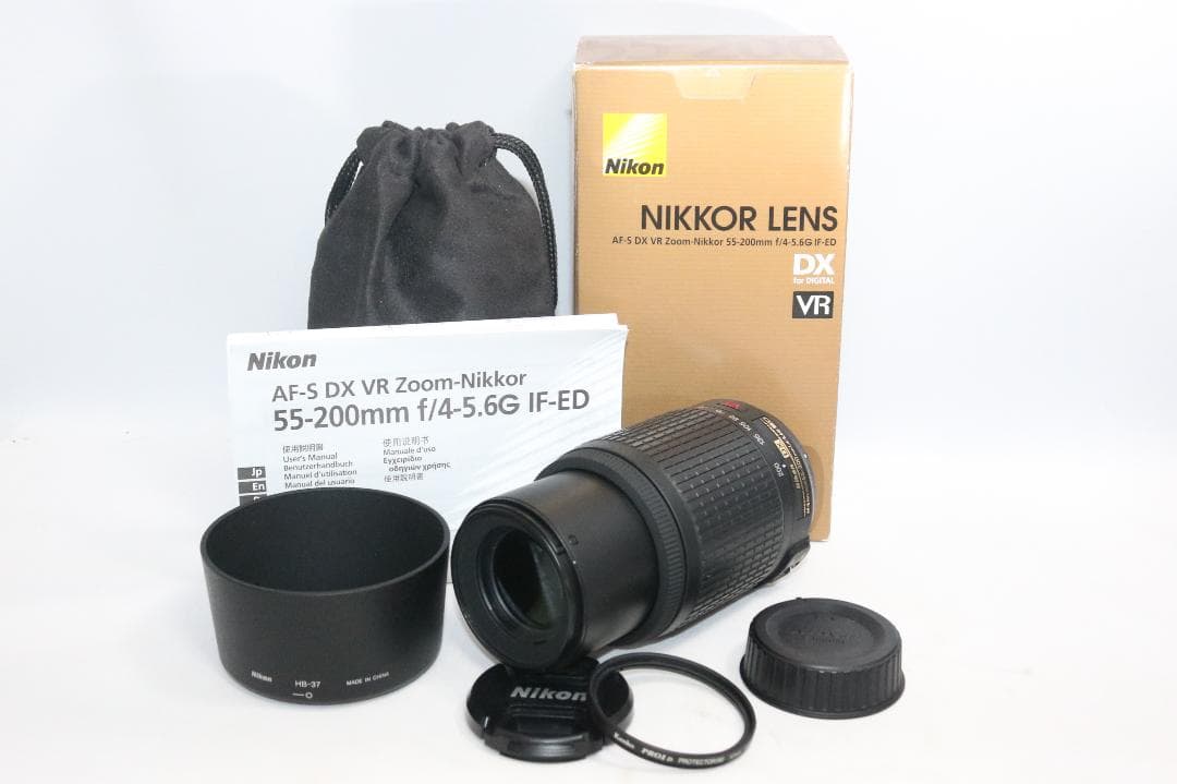 極美品⭐大人気 望遠レンズ⭐Nikon AF-S 55-200mm 手振れ補正