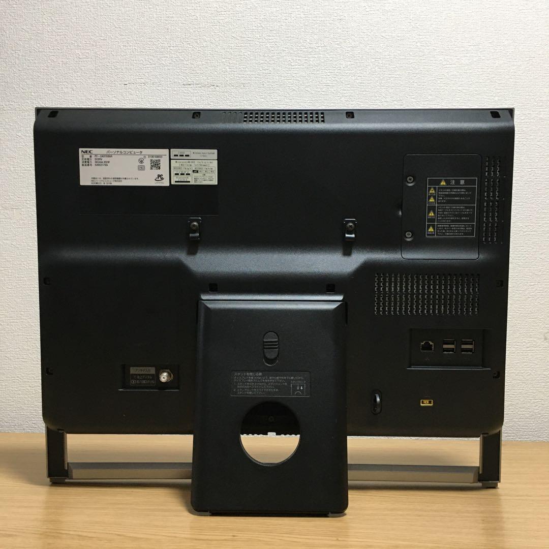 NEC 地デジ 一体型 デスクトップ 8Gメモリ 新品SSD 21.5'モニター