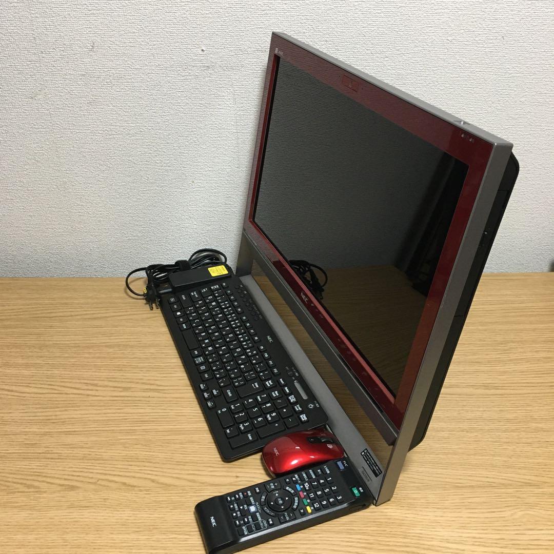 NEC 地デジ 一体型 デスクトップ 8Gメモリ 新品SSD 21.5'モニター