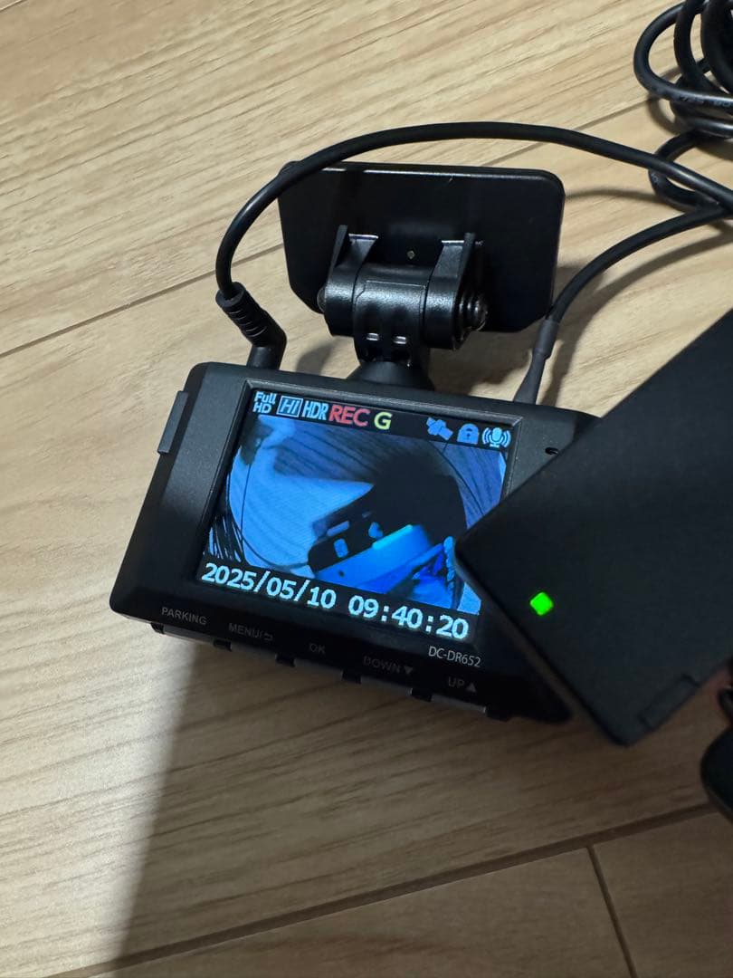 COMTEC コムテック DC-DR652 前後カメラ ドライブレコーダー