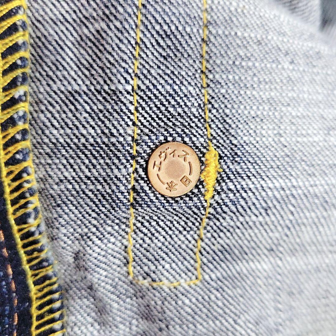 希少✨EVISU　2001 デニム スパイラル セルビッチ/赤耳　36 ビッグ