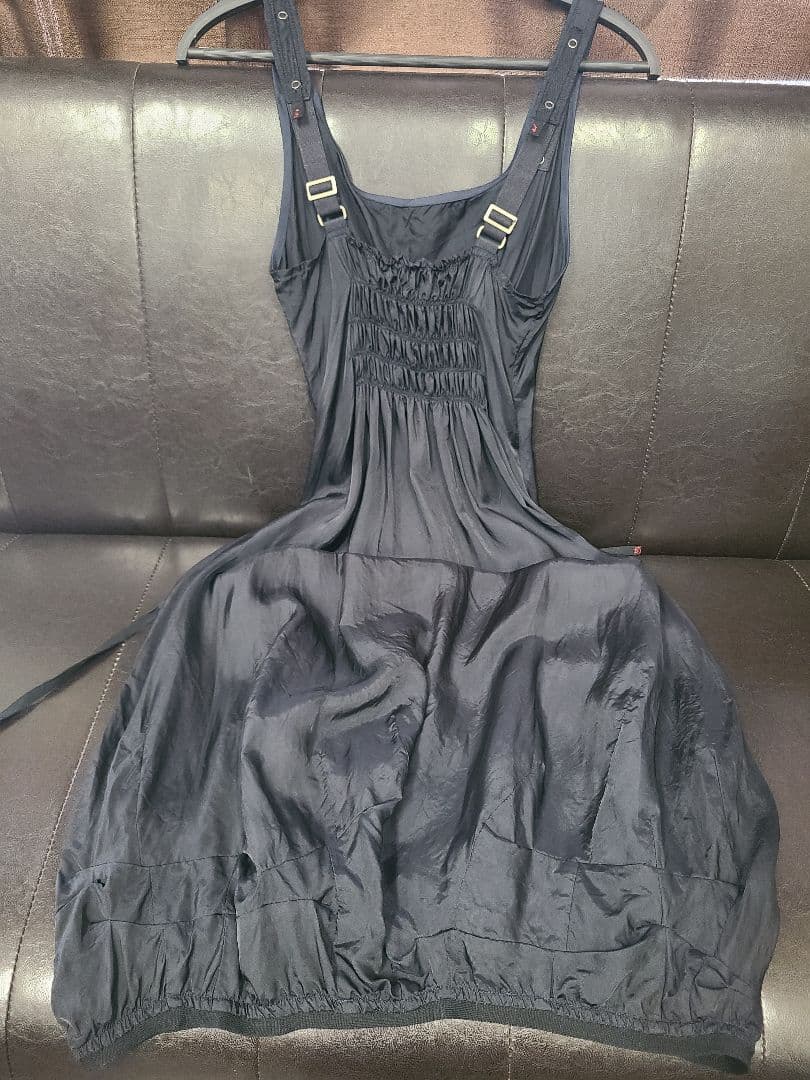 マリテフランソワジルボー濃紺キャミワンピース