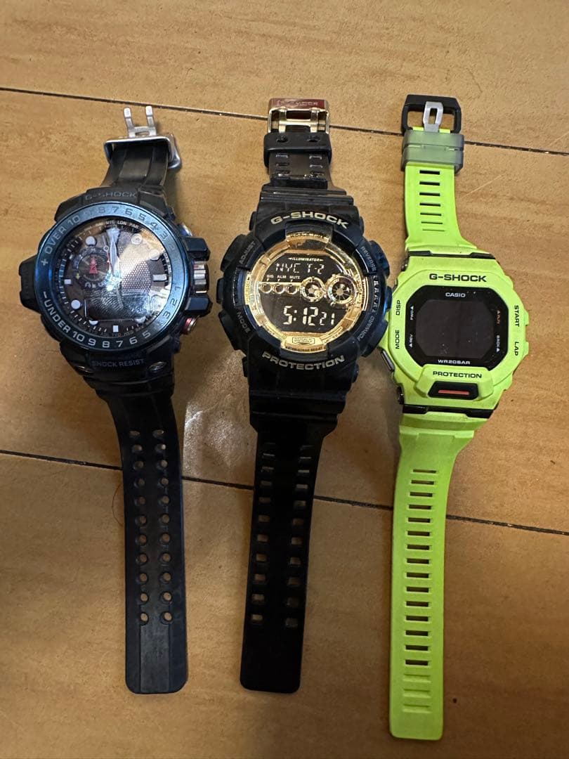エ*)様 G-SHOCK CASIO デジタル腕時計 3点セット