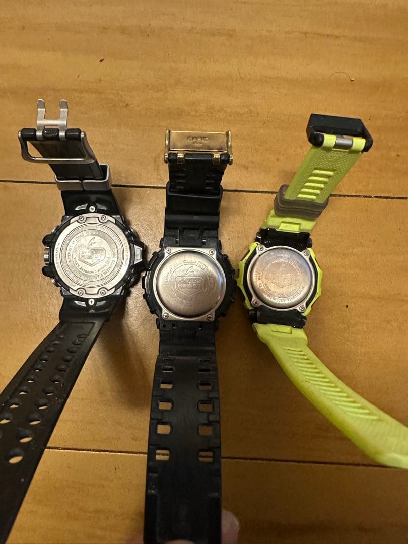 エ*)様 G-SHOCK CASIO デジタル腕時計 3点セット