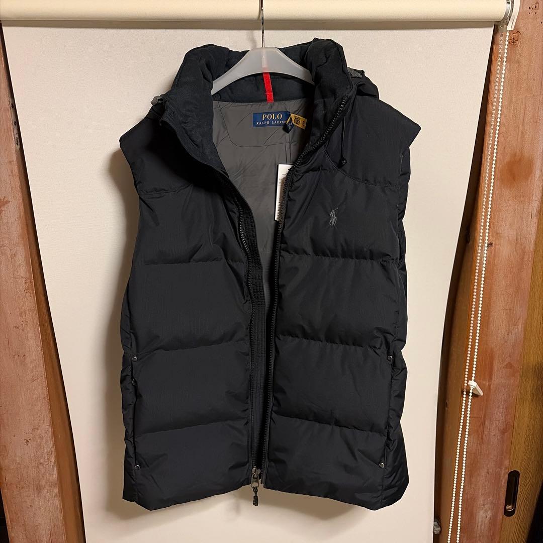 Polo Ralph Lauren ブラック ダウンベスト US L
