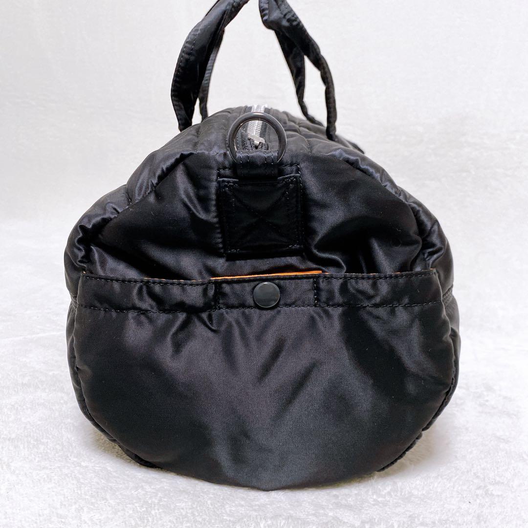 極美品 希少　PORTER タンカー 2WAYボストンバッグ　ダッフルバッグ　黒