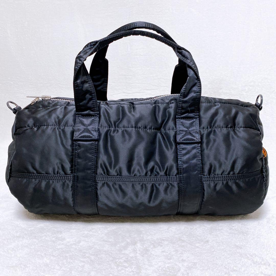 極美品 希少　PORTER タンカー 2WAYボストンバッグ　ダッフルバッグ　黒