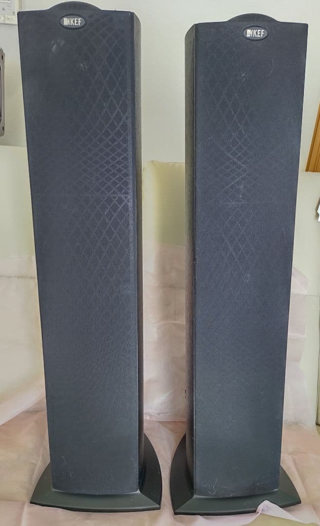 KEF iQ50 美品 トールボーイスピーカー 付属品一式 ベルデンケーブル ①
