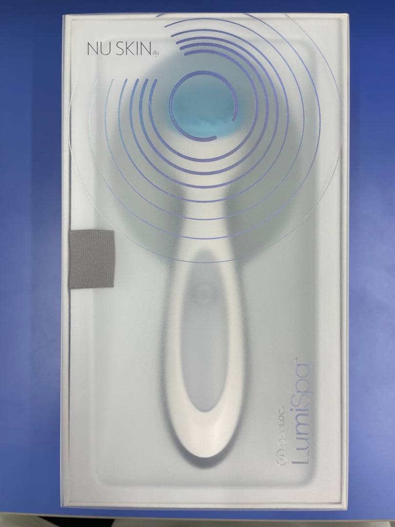 Nu Skin LumiSpa 美顔器 ホワイト/ブルー 充電スタンド付き
