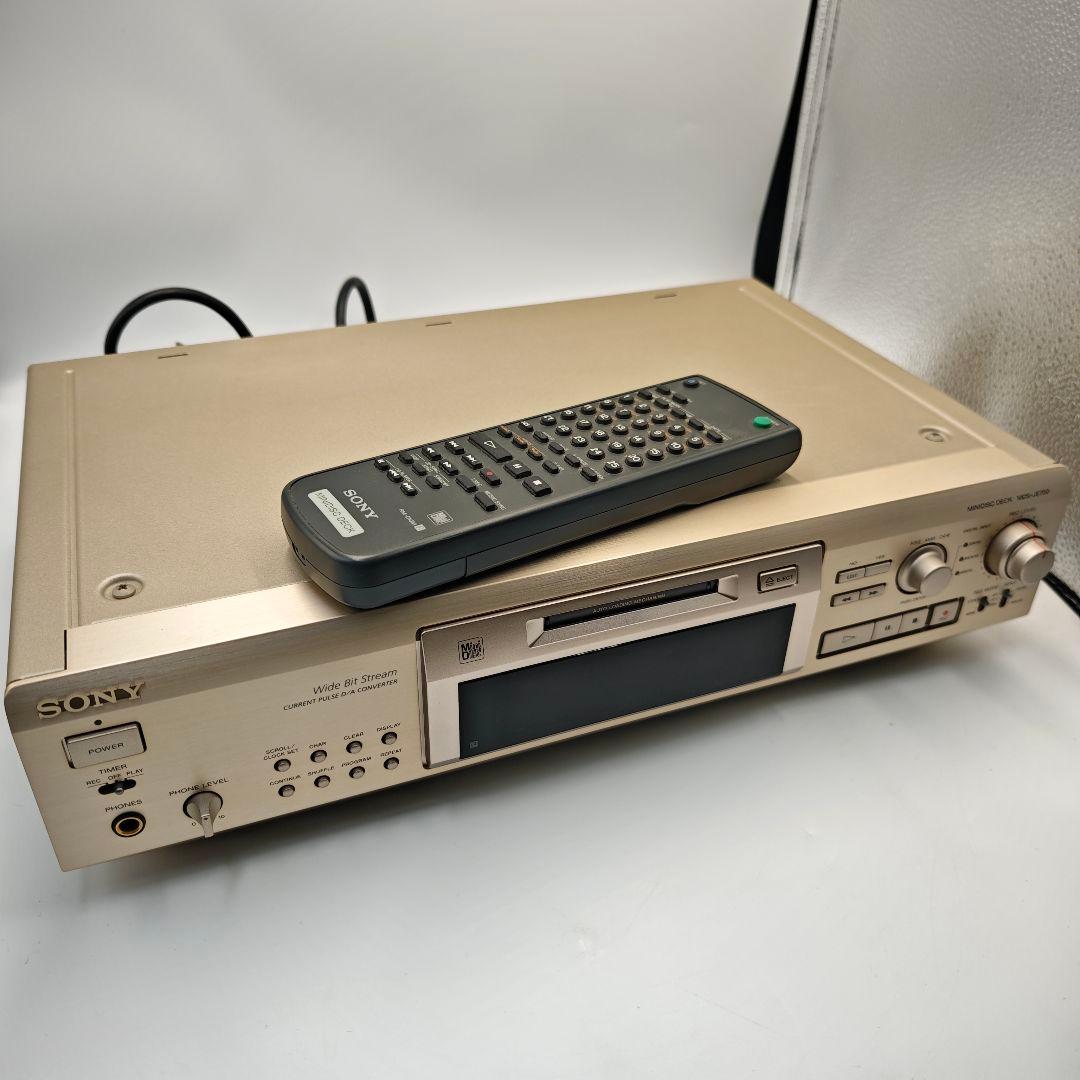 【美品】SONY MDS-JE700 MDレコーダー 完全動作品 リモコン付き