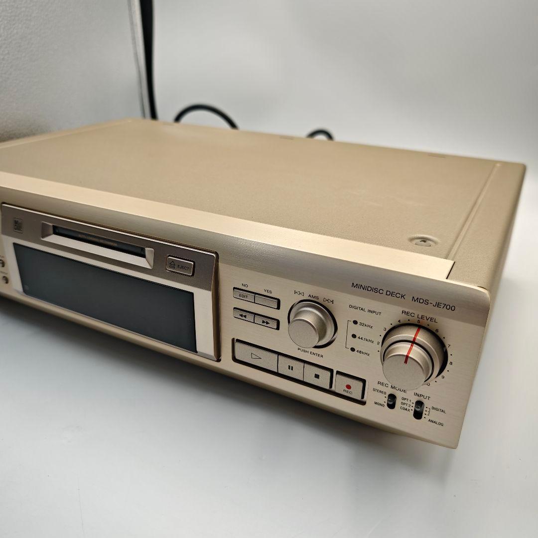 【美品】SONY MDS-JE700 MDレコーダー 完全動作品 リモコン付き