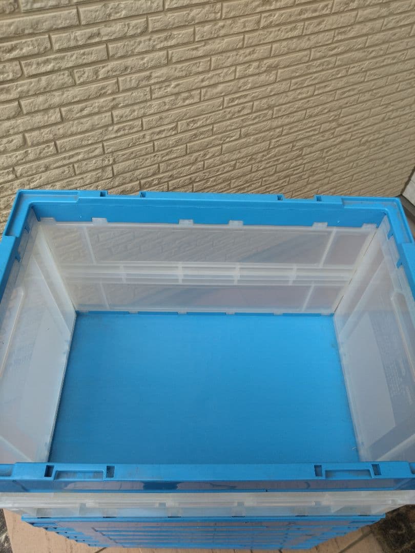折りたたみコンテナ　プラスチック　蓋無し　セキスイ　無名