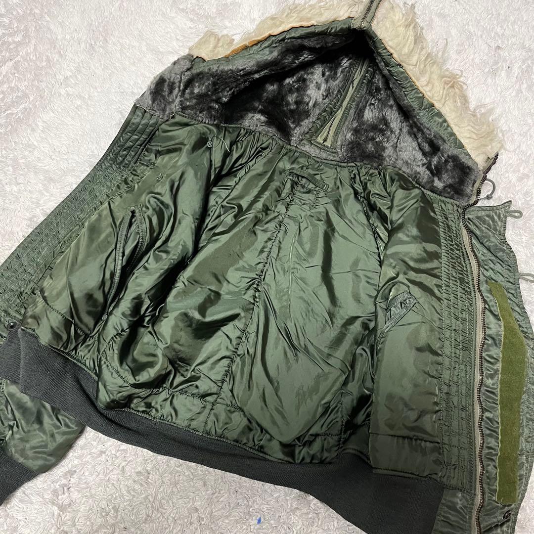 状態良好✨アルファ 80’s n-2b 白ファー Y2K USA製