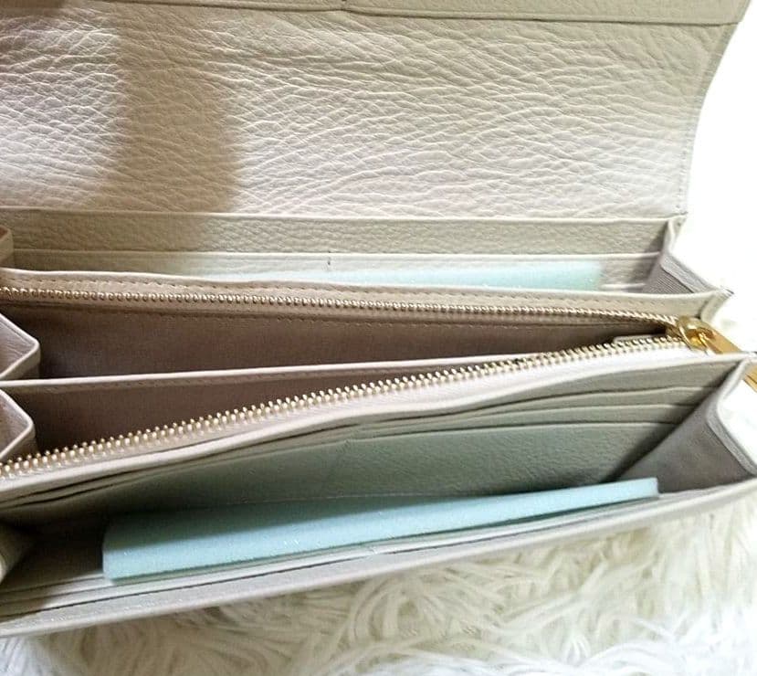 【新品・未使用】AETHER 長財布 花柄 レザー 保存袋