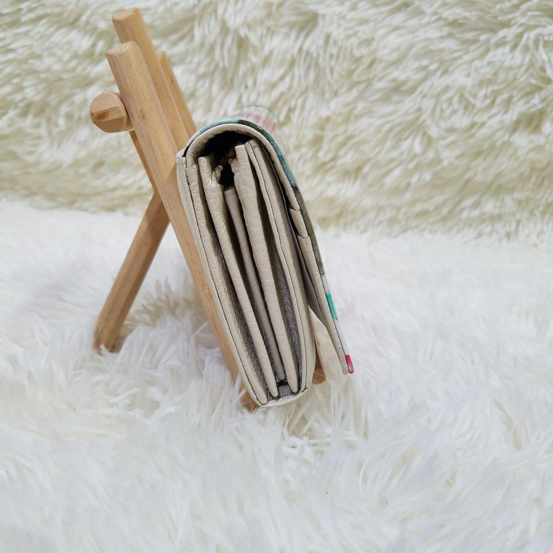 【新品・未使用】AETHER 長財布 花柄 レザー 保存袋